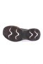 Women's Mega Thick Sole Stretch Detailed Silver Stone Sneakers Shoes Black 21653136 - 5