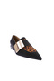 1338-22y Women's Pointed Toe Metal Buckle Shoes - 2