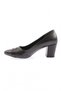 K616-22k Women's Pointed Toe Cross Patent Leather Striped Heeled Shoes - 3