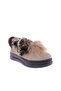 Al06 Beige Women's Boots - Thick Sole and Furry - 2