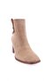 Women's Thick Heeled Boots with Blunt Toe Accessories Mink Suede 2623272211442322 - 2