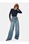 Lottıe Wide Leg High Waist Jean Trousers