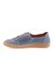 Genuine Leather Women's Zenne Shoes - Saddled, Denim Blue, 78332110 - 3