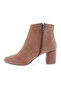 111-2164-22K Women's Zippered Heeled Short Boots Taba Suede - 3