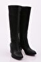 Black Sardes Women's Heeled Boots - 103133242 - 2