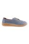 Genuine Leather Women's Zenne Shoes - Saddled, Denim Blue, 78332110