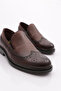 Men's Comfort Laser Shoes Brown Genuine Leather 31662617 - 4