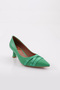 315 Women's Pointed Toe Low Heeled Shoes - 2