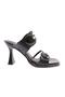 07-23y Women's Rowed Banded Buckle Slippers