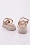 3551 Women's Thick Sole Parachute Fabric Detailed Sandals - 3