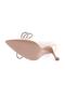 5755-424 Silver Bow Buckle Pointed Toe Women's Heeled Shoes - 5