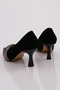 820 Women's Stone Embroidered Ribbon Detailed Heeled Shoes - 3