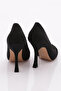 Women's Heeled Shoes Black Satin 32173568 - 3