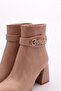 Women's Heeled Boots Mink Snake 33223481 - 4