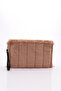 4112 Women's Striped Furry Clutch Bag