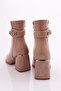 Women's Heeled Boots Mink Snake 33223481 - 3