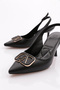 Women's Heeled Shoes Black 52663378 - 4