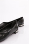 Women's Ballerinas Black Wrinkled Patent Leather 35152621 - 4