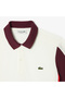 Men's Regular Fit Color Blocked White Polo - 6