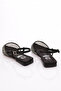 6015 Women's Pointed Toe Back Tie Ballerinas - 3