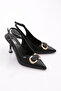 507 Women's High Heeled Shoes with Metal Accessories - 2