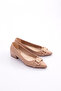 Women's Heeled Shoes with Metal Accessories Nude 79582534 - 2