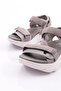 Women's Velcro Sandals Gray 292911212893376 - 4