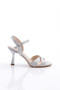 902 Women's Cross Striped Heeled Shoes