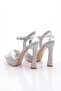 2011 Women's Single Stripe Heeled Evening Dress Shoes - 3