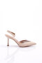 7021 Women's Back Tie Heeled Shoes
