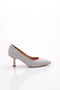 Women's Classic Heeled Shoes Silver Crystal 451221029