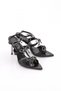 Women's Stone Detailed Heeled Evening Dress Shoes Black Patent Leather 66363481 - 2