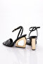 2437 Women's Ankle Strap Heeled Evening Dress Shoes - 3