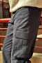 Baggy-Oversize Fit, Cargo Pocket, Gabardine Trousers 23Inp274 - 7