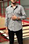 Double pocket, flap, standard-fit, Gabardine Shirt - 6