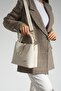 Medium Size Suitable for Daily Use Cotton Woven Long Strap Women's Shoulder Bag 4005 KUM-COMBİN