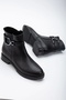 Women's Winter Buckle Boots Black