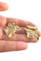 Asymmetric Square Model Wavy Pinterest Earrings - 3