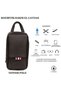 Waterproof Shaving Bag Daily Cosmetic Handbag Men's Black Bag (14X24CM) - 6