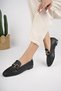 Liza Guaranteed Metal Buckle Women's Loafer Casual Shoes - 3