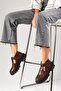 Norma Brown Thick Soled Women's Loafer Shoes - 4