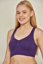 C14001 Seamless Sports Bustier Purple - 2