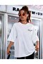 Women's Oversize T-shirt No Time Back Printed White - 2