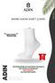 Bamboo Women's Socks White 12 Pairs (Seamless, Soft Washing)