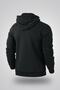 Men's Hooded Black Sweatshirt - Cosmic Space Print - 2