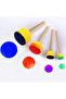 4 Pcs Printing Painting Pom Pom Sponge Set