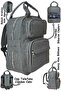 Carrycot Mother Carriage Stroller Baby Carrying Mother Baby Care Backpack Gray - 2