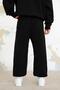 SİYAH Cozy Basic Paça Lastik Oversize Eşofman - 4
