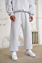 Gray Melange Cozy Basic Leg Rubber Oversize Tracksuit - 2