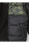 Hooded Camouflage Patterned Boy's Puffer Coat - 3
